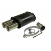 Twin Tips Exhaust Back Box