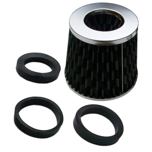 3" Universal Carbon Fibre Induction Kit Cone Sports Performance Air Filter-524