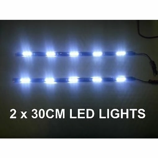 2 X 30CM LED DAYTIME RUNNING STRIP 6000K LIGHT DRL VW GOLF MK5 PASSAT B6-759