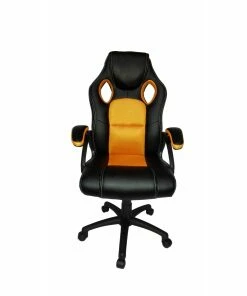 Orange and Black Racing Bucket Office Chair-3022