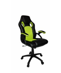Green and Black Racing Bucket Office Chair 2