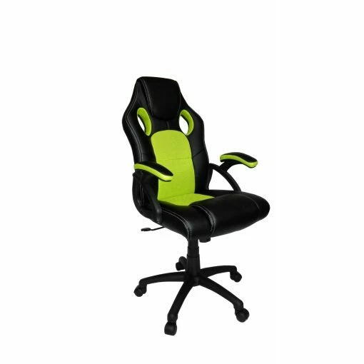Green and Black Racing Bucket Office Chair 2