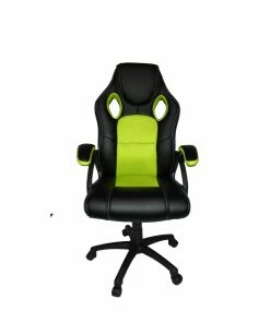 Green and Black Racing Bucket Office Chair 1