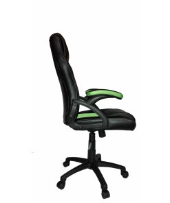 Lime Green and Black Racing Bucket Office Chair-3019