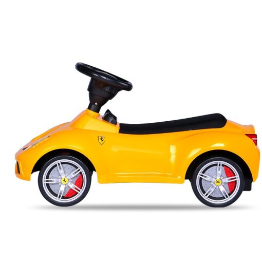 Yellow Licensed Ferrari 458 Foot to Floor Ride on-3492
