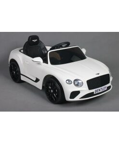 12v white bentley gt electric ride on car