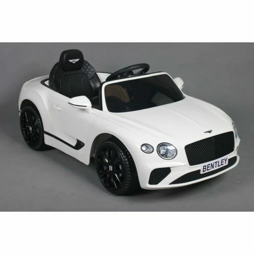 12v white bentley gt electric ride on car