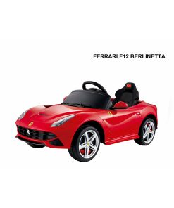 12v Red Licensed Ferrari F12 Ride on Car with Parental Remote Control-0