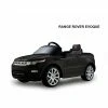 Black 12v Range Rover Evoque Licensed Ride on Jeep with Parental Remote Control-0