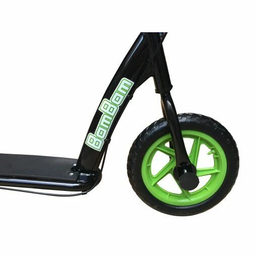 BamBam BMX Style Kick Scooter Green/Black-4271