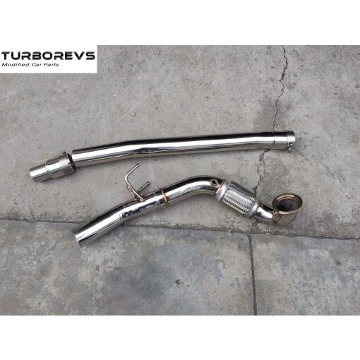 New 3" Stainless Steel Decat Downpipe for Audi S3 (MK3) and VW Golf R (MK7)-4763