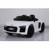 12v White Audi R8 Spyder Ride on Electric Car
