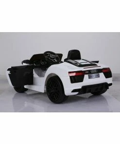 12v White Audi R8 Spyder Ride on Car