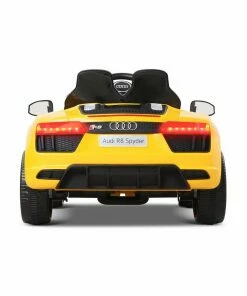 Licensed 12v Audi R8 with Parental Remote Control - Yellow-6621