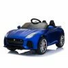 Licensed 12v Jaguar F-Type SVR with Parental Remote Control - Blue