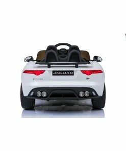 Licensed 12v Jaguar F-Type SVR with Parental Remote Control - White