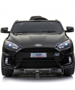 Black 12v Licensed Ford Focus RS Ride on Electric Car with remote