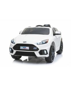 White 12v Licensed Ford Focus RS Ride on Electric Car