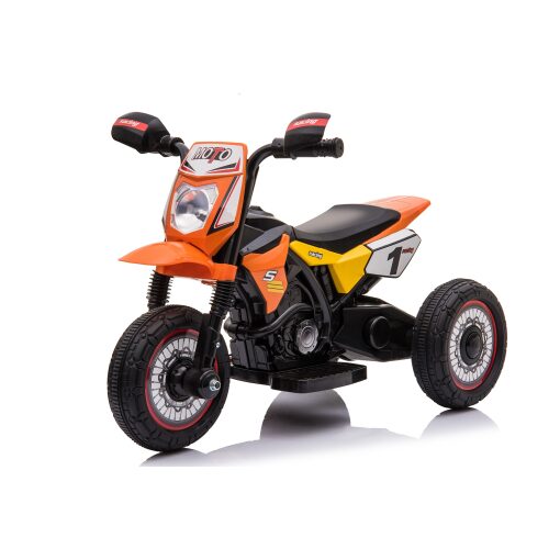 Kids Electric 6v Ride on Motorbike in Orange
