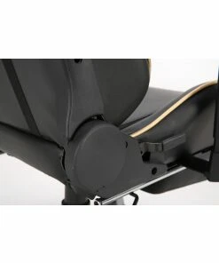 Neo Gold/Black Recling Racing Gaming Office Chair with Foot Rest