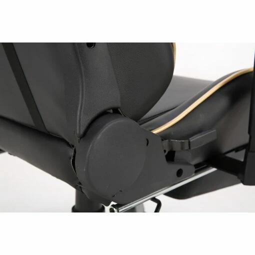 Neo Gold/Black Recling Racing Gaming Office Chair with Foot Rest