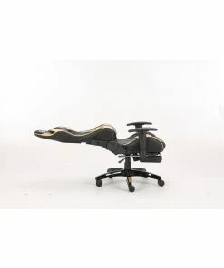 Neo Gold/Black Recling Racing Gaming Office Chair with Foot Rest