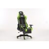 Neo Green/Black Recling Racing Gaming Office Chair with Foot Rest