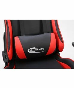 Neo Red/Black Recling Racing Gaming Office Chair with Foot Rest