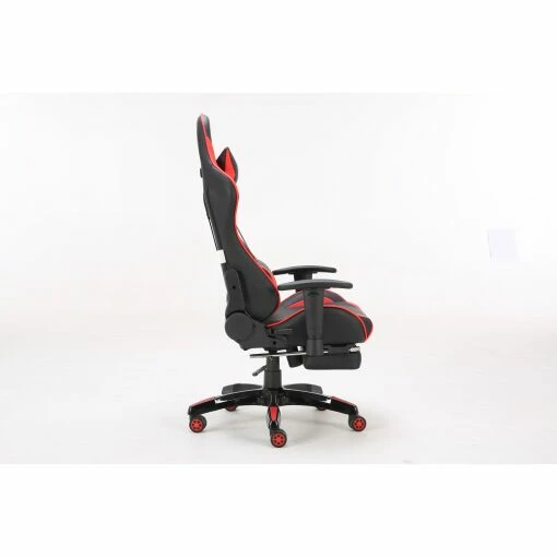 Neo Red/Black Recling Racing Gaming Office Chair with Foot Rest