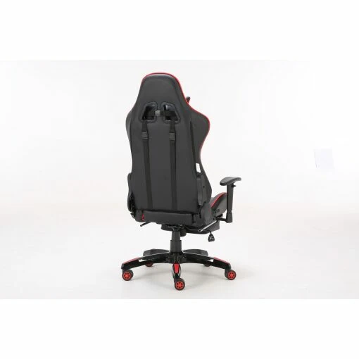 Neo Red/Black Recling Racing Gaming Office Chair with Foot Rest