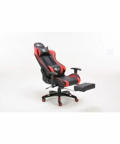 Neo Red/Black Recling Racing Gaming Office Chair with Foot Rest