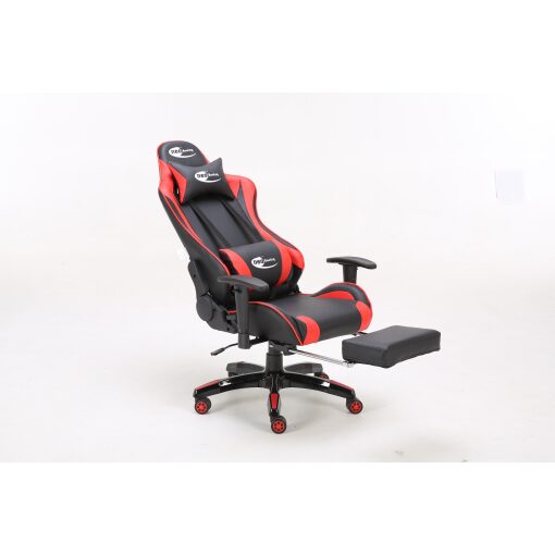 Neo Red/Black Recling Racing Gaming Office Chair with Foot Rest