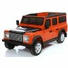 Land Rover Defender Electric Ride on in Orange