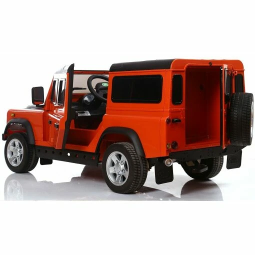 Land Rover Defender Electric Ride on in Orange