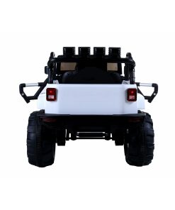 12v White Ride on Kids Electric Jeep 4x4 SUV