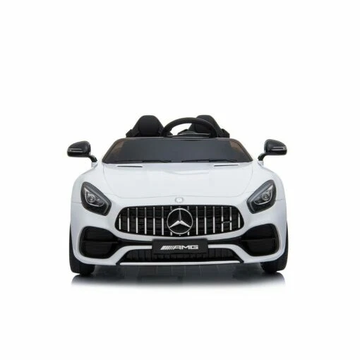 Licensed White 12v Mercedes AMG GT Ride on Car with Parental Remote Control