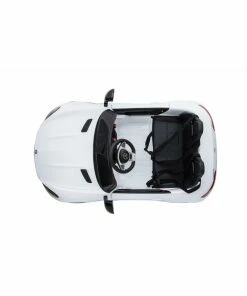 Licensed White 12v Mercedes AMG GT Ride on Car with Parental Remote Control