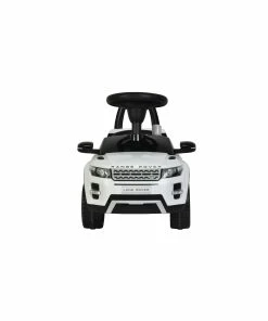 White Range Rover Evoque ride on car foot to floor