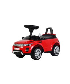 Red Range Rover Evoque ride on car foot to floor
