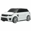White Ride on Foot to Floor Range Rover Suitcase
