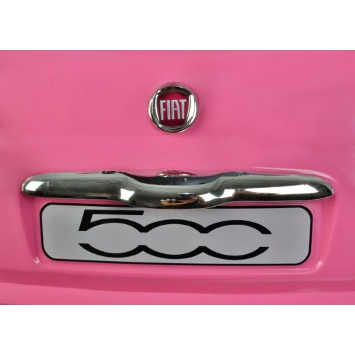Pink 12v Fiat 500 Electric Ride on Car