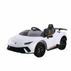 White Lamborghini Huracan Ride on Car