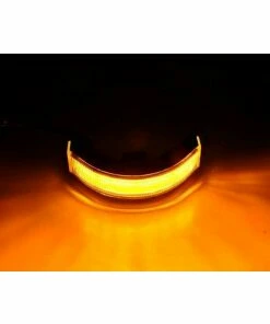 StrobeMax U -Shape 180 Degree Corner Directional 22w LED Light - 12/24v - Amber