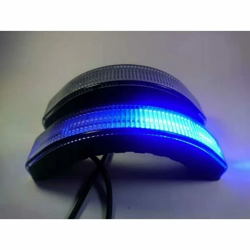 StrobeMax U -Shape 180 Degree Corner Directional 22w LED Light - 12/24v - Blue-10659