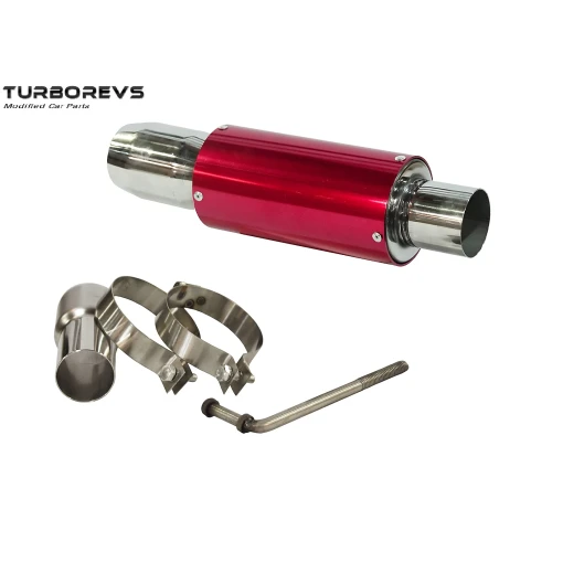 universal single tip exhaust back box