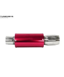 single tip exhaust back box