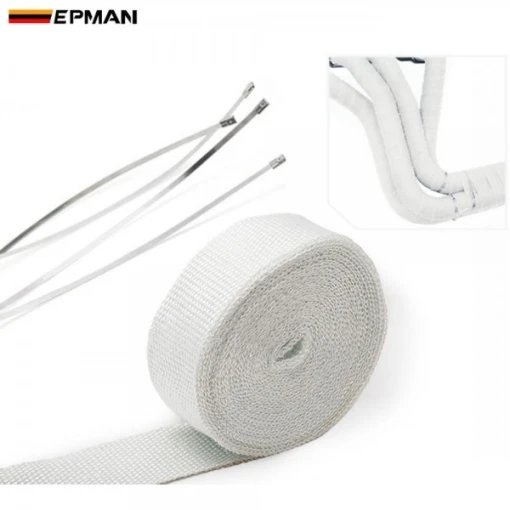 White 10m Downpipe Heat Wrap