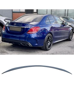 Gloss Black Boot Lip Spoiler for Mercedes C-Class W205