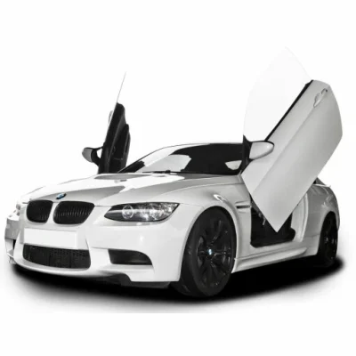 Product image of a Lambo door kit behind a white background